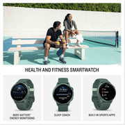 Garmin vívoactive 6 GPS Smartwatch – Health & Fitness Tracker with AMOLED Display, 11-Day Battery, Metallic Jasper Green with Jasper Green Band