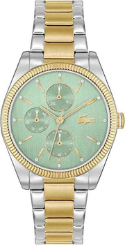 Lacoste Orsay Women’s Multifunction Watch – Two-Tone Stainless Steel, Crystal Dial, 36mm Elegant Timepiece