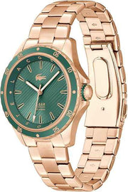 Lacoste Santorini Women’s Quartz Watch – 36mm Stainless Steel Wristwatch, 5 ATM Water Resistant, Elegant Nautical-Inspired Timepiece