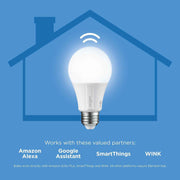 Sengled Zigbee Smart Light Bulbs, Smart Hub Required, Works with SmartThings and Echo with built-in Hub, Voice Control with Alexa and Google Home, Daylight 60W Equivalent A19 Alexa Light Bulb, 8 Pack