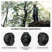 Garmin Tactix 8 47mm AMOLED Tactical GPS Smartwatch – Built-in Flashlight, 16-Day Battery, Premium Outdoor & Tactical Bundle
