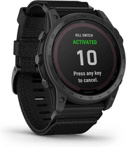 Garmin tactix 7 Pro Ballistics Edition – Tactical Rugged GPS Smartwatch with Solar Charging, Applied Ballistics, Nylon & Silicone Bands, 1.4