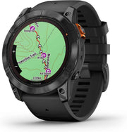 Garmin fēnix 7X Pro Solar Edition GPS Smartwatch – Rugged Multisport Watch with Solar Charging, Built-in Flashlight, Long Battery Life, Touchscreen, Camping & Hiking, Outdoor Training