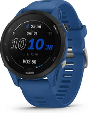 Garmin Forerunner® 255 GPS Running Smartwatch – Advanced Performance Insights, Long Battery Life, Tidal Blue (46mm)