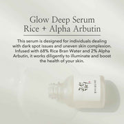Beauty of Joseon Glow Deep Serum – Rice Water & Alpha-Arbutin for Bright, Even Skin Tone (30ml)