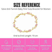 Golden Tulip Bracelet for Women Stylish