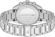 Lacoste Boston Men’s Chronograph Stainless Steel Watch – Tachymeter Bezel, Quartz Movement, 5 ATM Water Resistance, 42mm – Dark Green