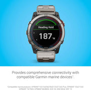 Garmin quatix® 7X Solar Marine GPS Smartwatch – Solar Charging, Tide Alerts, Flashlight & Waypoint Marking