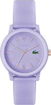 Lacoste 12.12 Women’s Quartz Watch – Sporty Fashion Timepiece with TR90 Case, Silicone Strap & Mineral Crystal