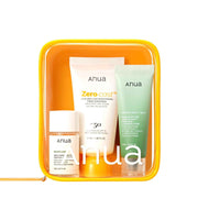 Anua Sun-Ready Travel Kit – Korean Mini Skincare Set with SPF 50 Sunscreen, Cleansing Oil & Foam Cleanser