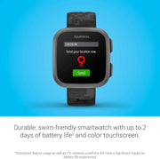 Garmin Bounce™ Kids Smartwatch with GPS – 2-Way Text & Voice Messaging, Location Tracking, Parental Controls – Black Camo