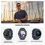 Garmin® quatix® 8 Marine GPS Smartwatch – 51mm AMOLED Display, Chartplotter Controls, Flashlight, 32GB Storage, Advanced Marine & Fitness Tracking