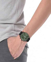 Lacoste Boston Men’s Chronograph Watch – 42mm Stainless Steel Case, Tachymeter Bezel, Quartz Movement, 5ATM Water Resistance, Modern Sporty Design