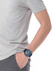 Lacoste LC33 Men’s Analog-Digital Watch – Silicone Strap, 10ATM Water Resistant, Sporty Luxury Timepiece (45mm)