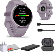 Garmin Vivoactive 5 Fitness Smartwatch – Orchid Bezel, 1.2” AMOLED, GPS, 11-Day Battery