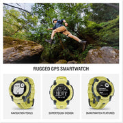 Garmin Instinct® E – 45mm Rugged Outdoor GPS Smartwatch (Electric Lime) | 24/7 Health Monitoring, Multisport Tracking, Up to 16 Days Battery Life