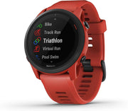 Garmin Forerunner 745 GPS Running Smartwatch – Advanced Training Stats, On-Device Workouts, Essential Smartwatch Features, Red