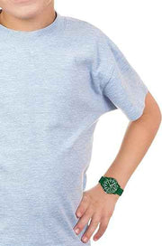 Lacoste Mini Tennis Kids 3H Quartz Watch – 34.5mm Green TR90 Case, Silicone Strap, Water Resistant 50M, Easy-to-Read Sporty Timepiece