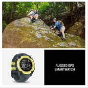 Garmin Instinct E 40mm Outdoor GPS Smartwatch – Electric Lime/Twilight | Rugged Design, 24/7 Health Monitoring, Up to 14-Day Battery Life | Bundle for Men