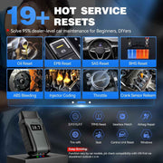 XTOOL Anyscan A30D OBD2 Scanner Diagnostic Tool - Bidirectional Scan Tool Wireless - Lifetime Updates & 19 Resets Crank Sensor EPB Throttle Relearn - Full System Car Code Reader for iPhone & Android