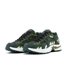 BAPE SHARK STA #1 M2 Low-Top Sneakers – Leather & Fabric Blend with Shark Motif
