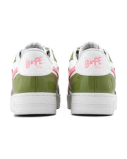 BAPE STA ICON #2 M2 Low-Top Sneakers – Light Olive Green
