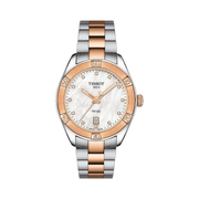Tissot PR 100 Sport Chic Women’s Quartz Watch – Grey Dial, Rose Gold PVD Stainless Steel (T1019102211600)