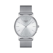 Tissot Everytime Gent 40mm Quartz Watch – Stainless Steel Case & Bracelet, Grey Dial