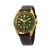 Tudor Black Bay 58 (1958) Automatic Men’s Watch – Green Dial, 18k Yellow Gold Case, Brown Leather Strap, Tang Buckle (M79018V-0001)
