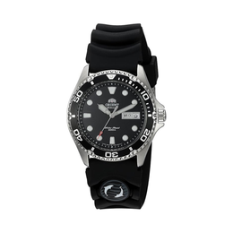 Orient Ray II Rubber Men’s Automatic Diving Watch – Silver-Toned, 41mm, 200m Water Resistant