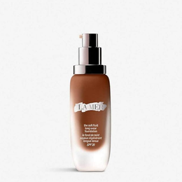 La Mer The Soft Fluid Long Wear Foundation Broad Spectrum SPF 20 – 420 Terra (Deep Skin with Neutral Undertone), 1 oz / 30 mL