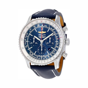 Breitling Navitimer 01 Chronograph Automatic Blue Dial Leather Strap Watch – AB012721-C889BLLT