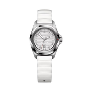 Victorinox I.N.O.X. Small Automatic Women’s Watch – White Dial & Rubber Strap