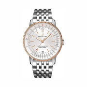 Breitling Navitimer 1 Automatic 38 Men's Watch U17325211G1A1 – Stainless Steel & 18k Red Gold, Silver Dial