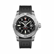 Breitling Avenger II Seawolf A1733110/BC31 – Professional 45mm Diver’s Watch with Black Dial and Rubber Strap