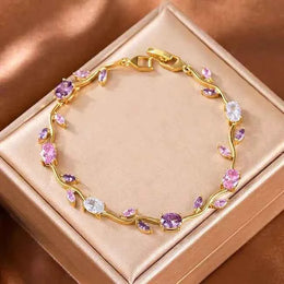 Golden Tulip Bracelet for Women Stylish