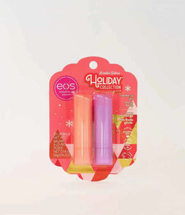 eos Cranberry Joy & Merry Berry Lip Balm 2-Pack – Hydrating Natural Shea Butter Lip Care