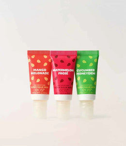 eos Melon Magic Mini Super Balm – 24-Hour Deeply Conditioning Lip Treatment Trio