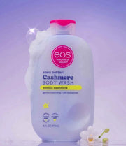 eos Vanilla Cashmere Body Wash – Creamy Cleanser with Shea Butter & Cocoa Butter
